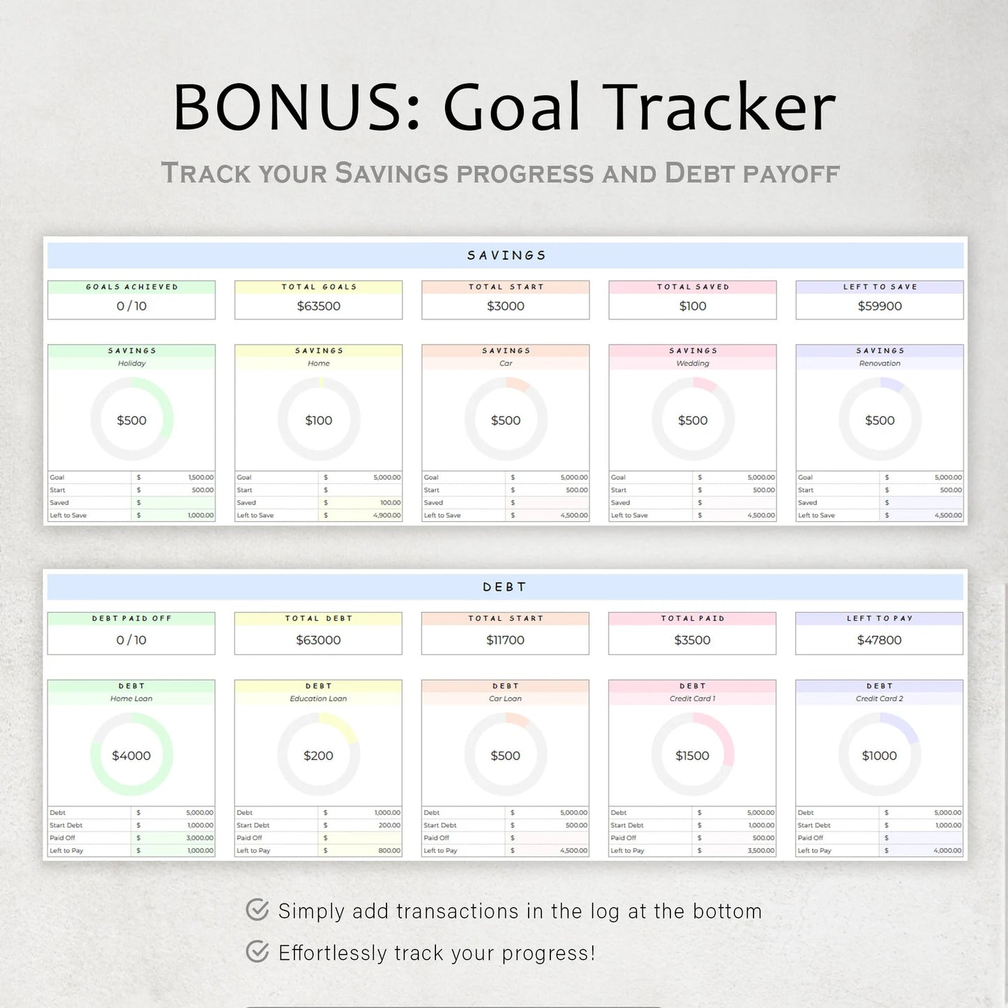 The Easy Budget Template (Excel & Sheets)