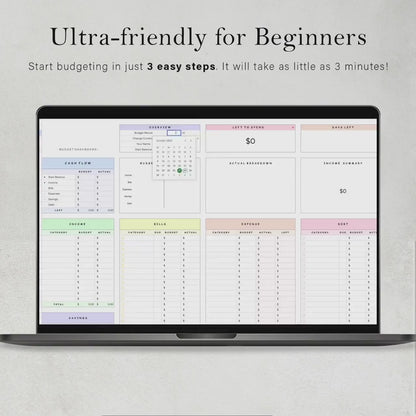 The Easy Budget Template (Excel & Sheets)